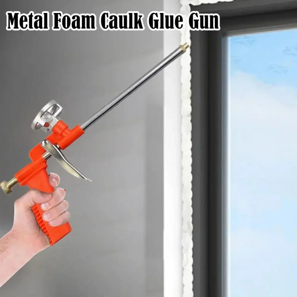 House Decoration Foam Spray Gun Foaming Jet Glue Gun Metal Polyurethane Trigger Spray Sealant Caulking Foam Expanding Spray Gun