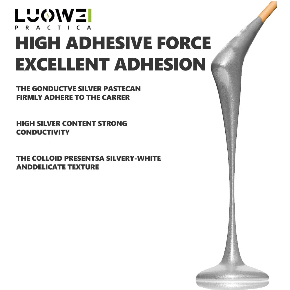 LUOWEI LW-327 Nano Conductive Silver Paste for Mobile Phone Screens IT0 Flexible Screen Circuit Repair Circuit Restoration Tool