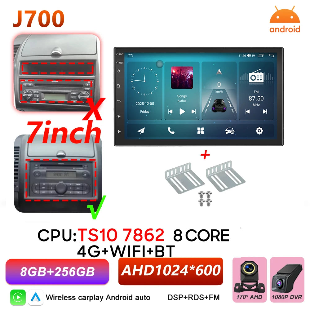 Android 16 Auto Car Radio For Nissan Note 2004 2005 2006 2007 2008 - 2012 Carplay Multimedia Player GPS Navigation DSP BT Stereo