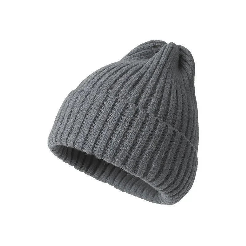 Unisex Crochet Knit Beanie - Solid Color Winter Hat for All Ages - photo 14