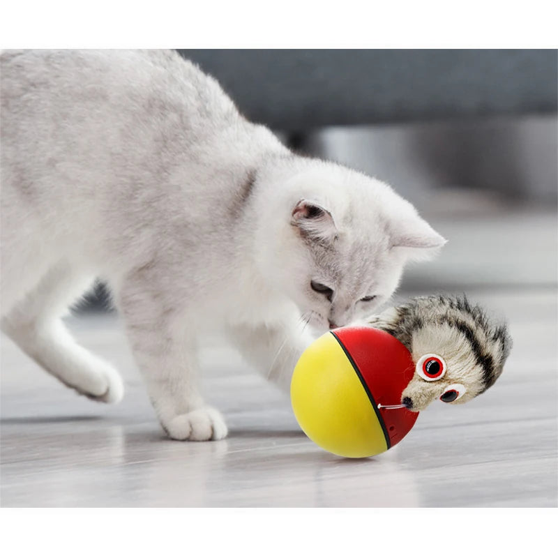Electric Rolling Beaver Ball - Jumping Cat Toy – photo 2