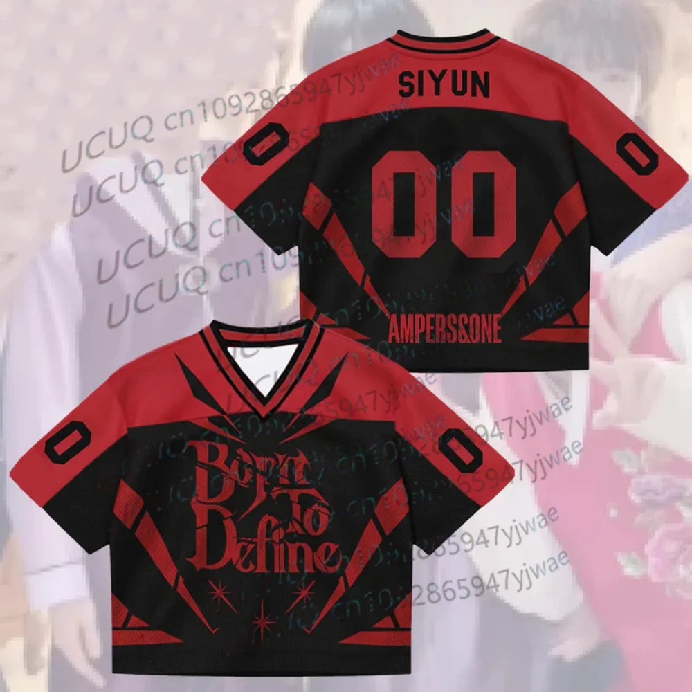 2026 Kpop Fans Ampers&One Born To Define World Tour Jersey Gift For Lovers Plus Size Short Sleeve Tops T-shirt