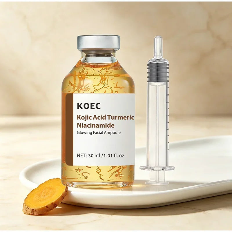 Kojic Acid Turmeric Facial Ampoule Serum With Niacinamide Deep Moisturizing Nourishing Essence