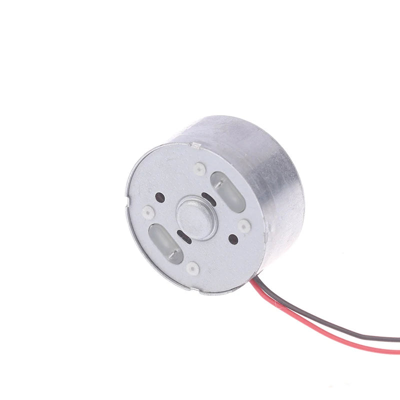 RF-300EA-1D390 DC 1.5V 3V 5V 6V 7250RPM Mini Mute 24mm Round Spindle Motor Precious Metal Brush Engine DIY Solar Power Toy Model