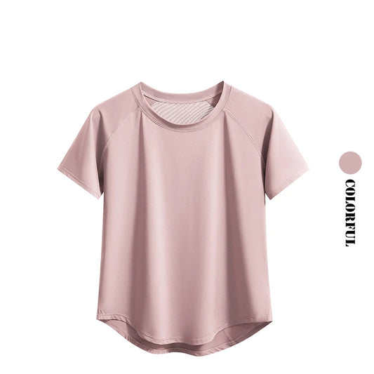 Women's Quick-Dry Sports Tee - Short Sleeve Gym Top - photo 6
