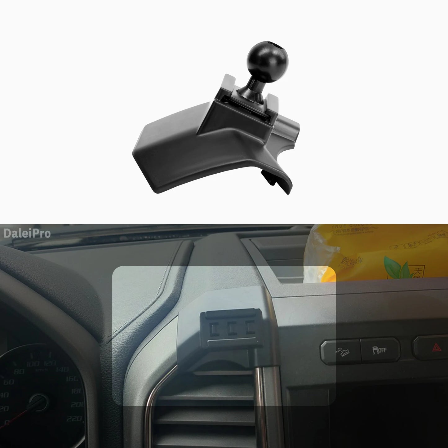 Magnetic Phone Mount with Wireless Charging for Ford F-150 Raptor 2019–2020