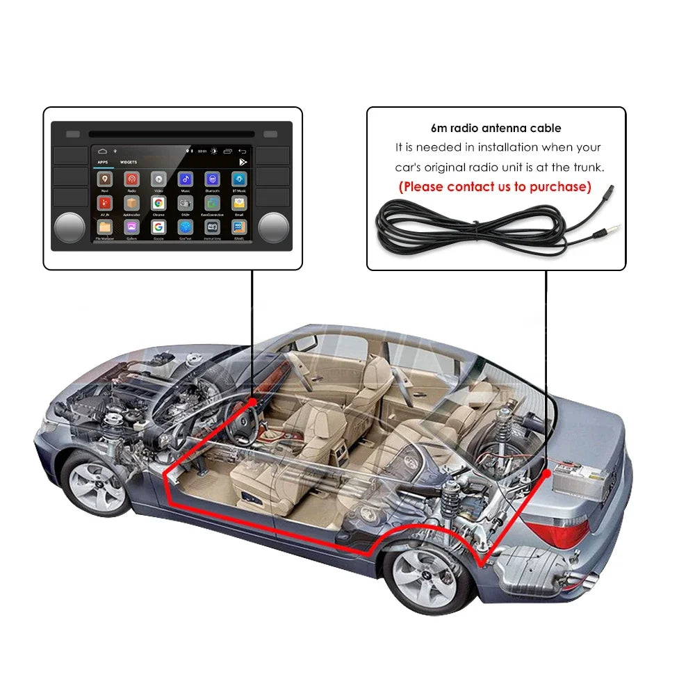 LEHX L6 2din Android14 Auto Carplay Car Radio Multimedia Stereo For BMW E53 5 Series E39 M5 1995-2003 Stereo autoradio gps 2 din