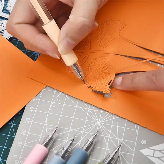Pen-Style Utility Knife Cutter for Craft &amp; Paper