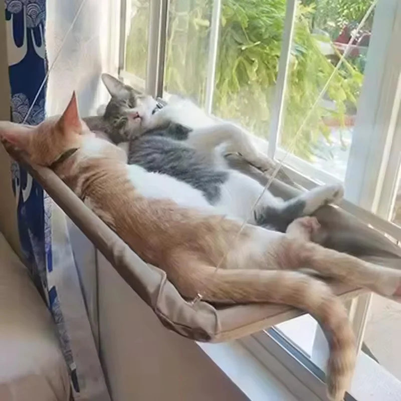 Cat Window Hammock Bed — Suction-Cup Space-Saving Perch for All Seasons