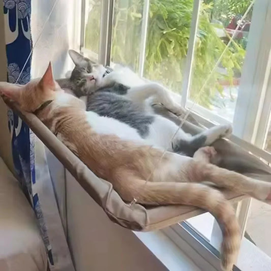 Cat Window Hammock Bed — Suction-Cup Space-Saving Perch for All Seasons