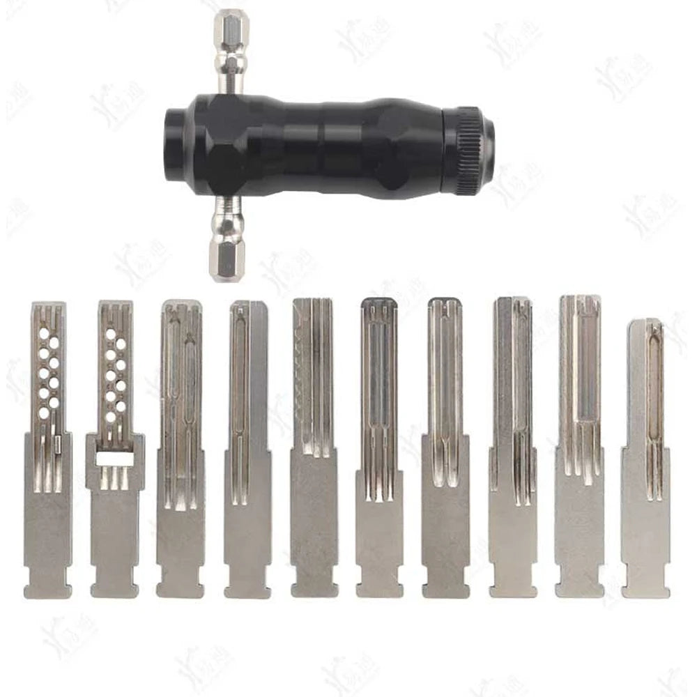 Steel Locksmith Tools For Extreme Storm Tin Foil Tools Set Locksmith Lock Open Keys Repair Tools Gold And Silver Tin Foil Key
