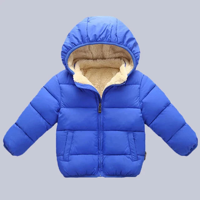 Kids Cartoon Hooded Puffer Coat - Plush Lined Winter Jacket - photo 9