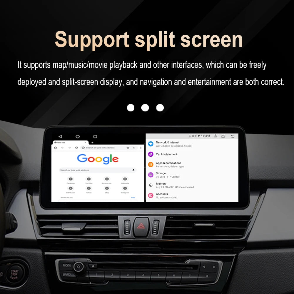 Car Stereo with Apple CarPlay & Android Auto, Compatible with BMW X3 G01 & X4 G02 (EVO System)