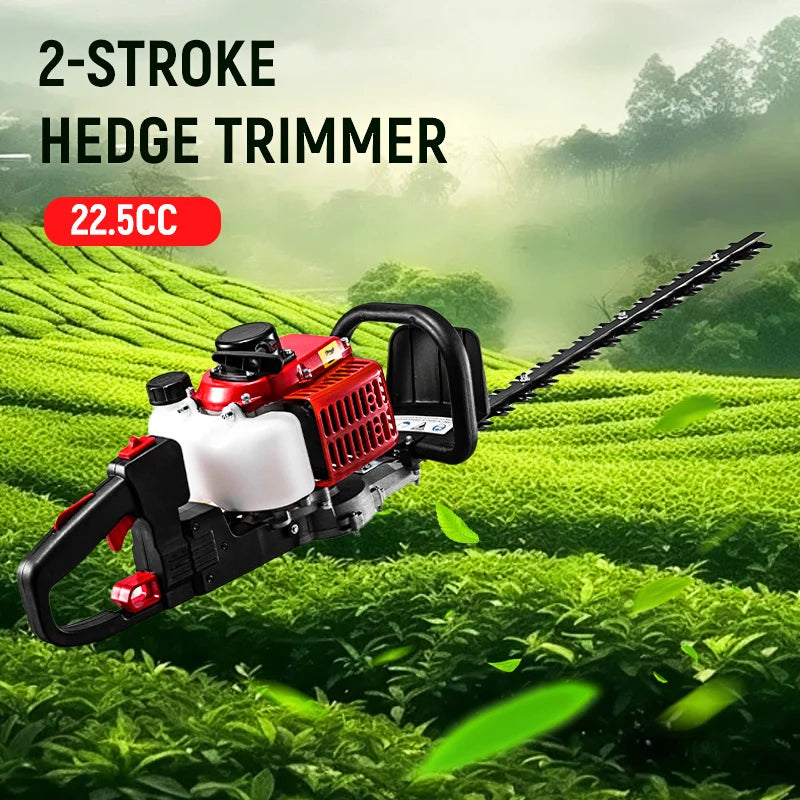 Gas-Powered 2-Stroke Hedge Trimmer for Pruning & Trimming