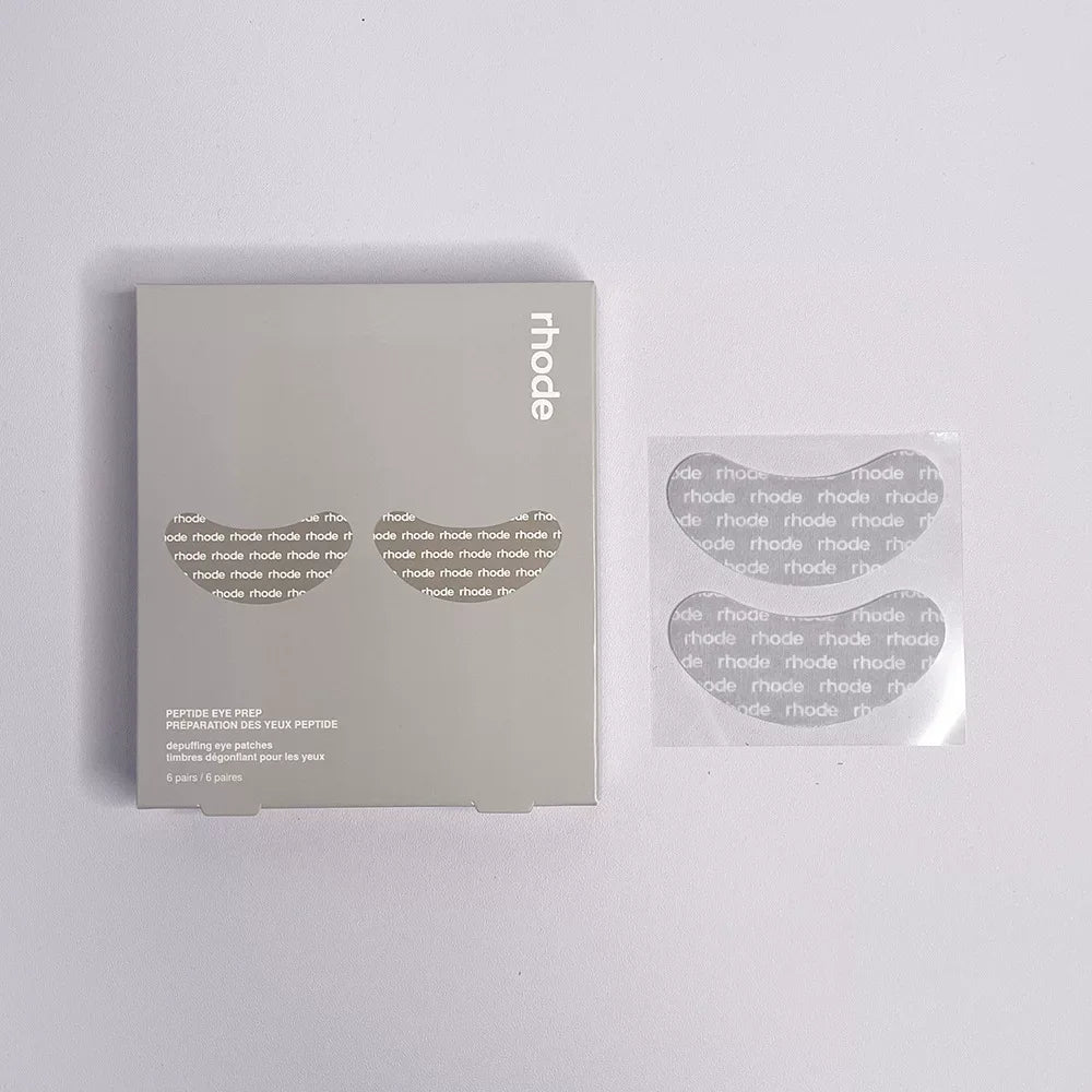 Rhodeskin Peptide Banana Eye Prep Depuffing Eye Patches Care Lip Gloss Blusher Hailey Bieber Skin Makeup Moisturizer Blush Girl