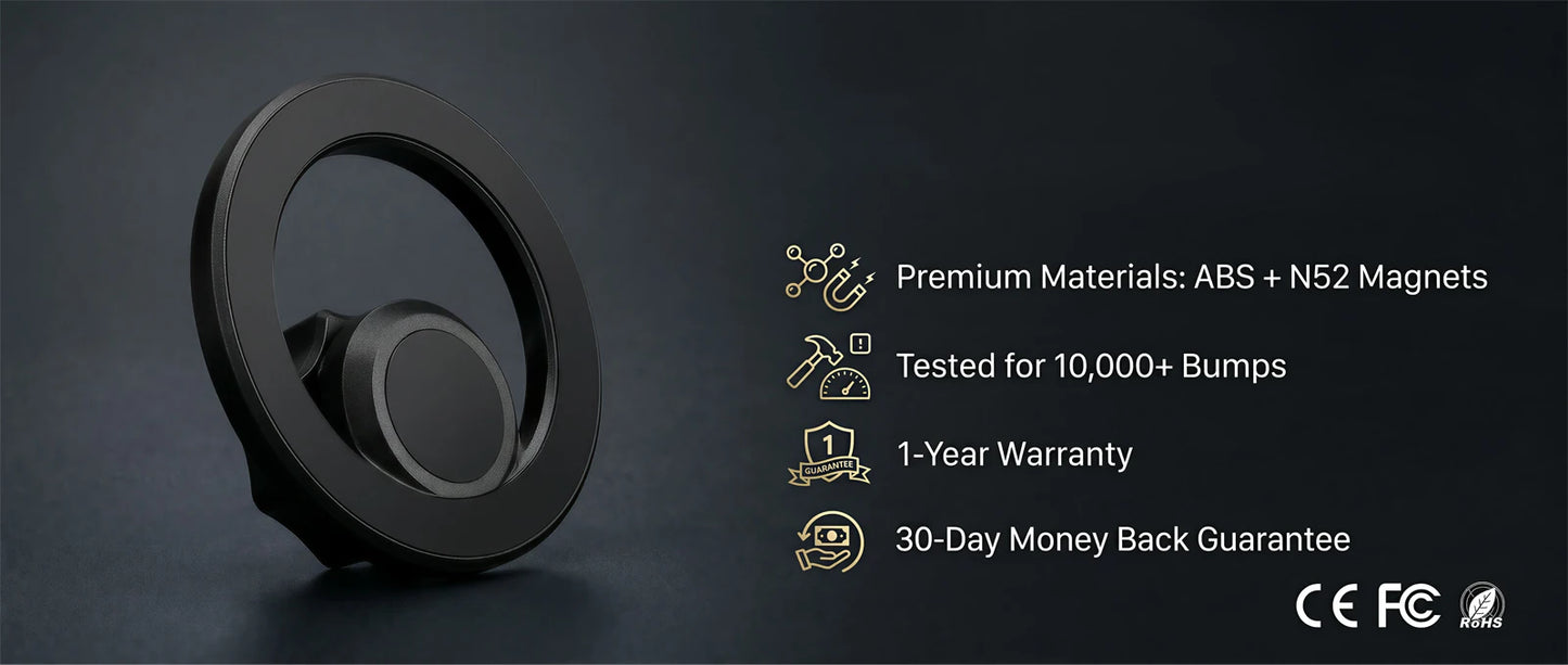 Magnetic Phone Mount with Wireless Charging for Ford F-150 Raptor 2019–2020