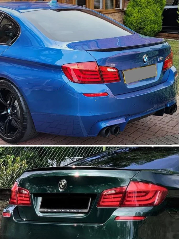 Rear Bumper Trunk Spoiler Lip Roof Carbon Boot Spoiler Wing M5 MP M4 PSM For BMW 5 Series F10 2026-2026 Car Accessories
