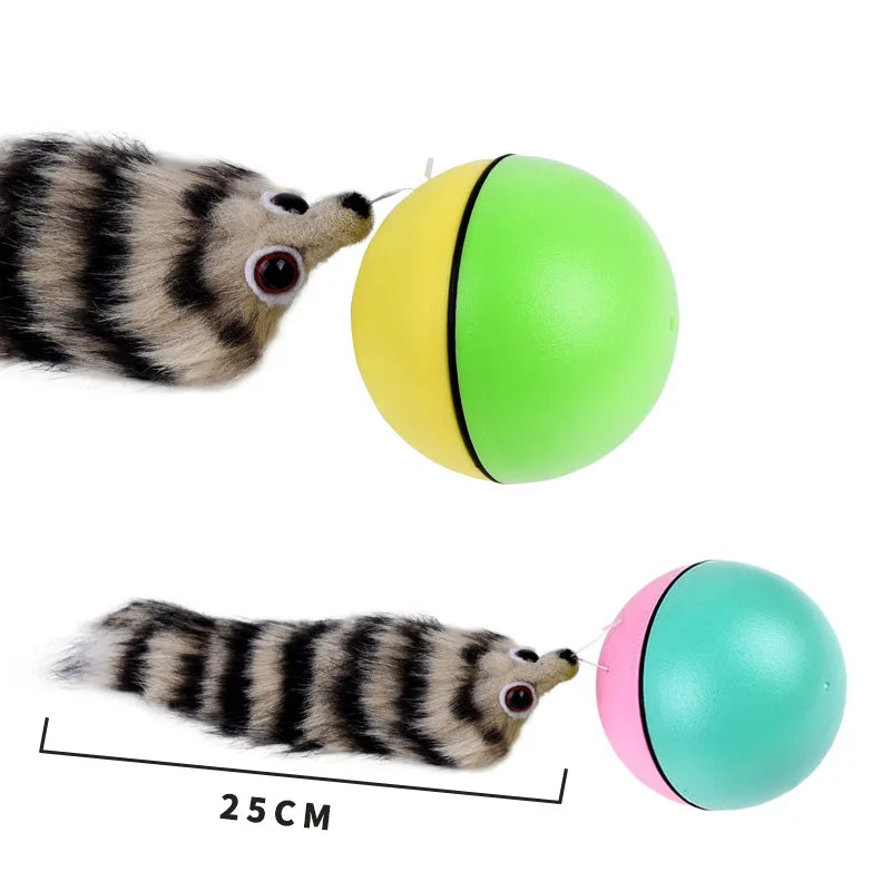 Electric Rolling Beaver Ball - Jumping Cat Toy – photo 5
