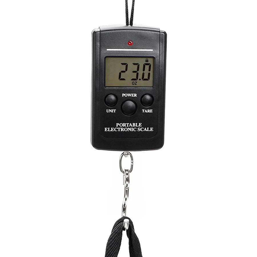 40kg Multifunctional Mini Electronic Digital Portable Hanging Scale Weighs Tool for Fishing Luggage Suitcase Travel Hook Scales