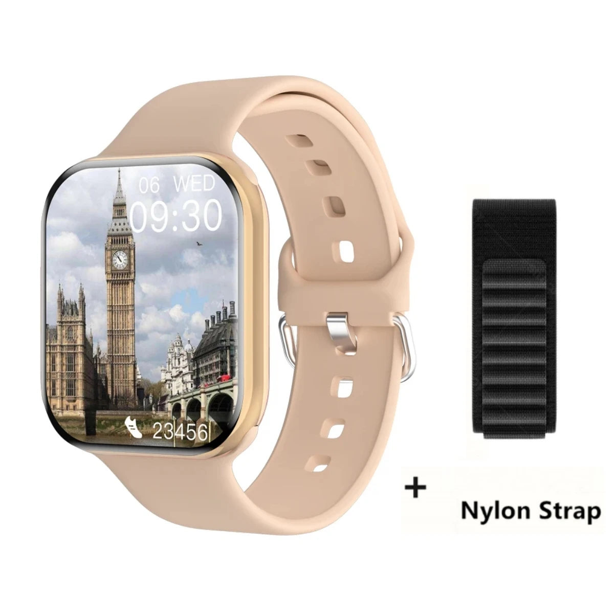 Smart Watch Series 10 – 1.9" OLED HD Screen, GPS, NFC, BT Calling, Wireless Charging, IP68 | iOS & Android | Multiple Strap Options
