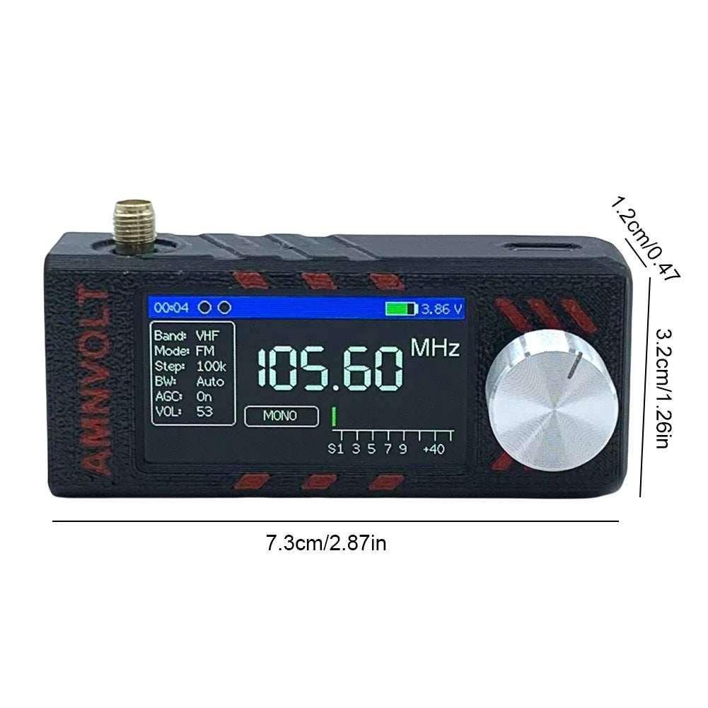 SI4732 All-Band Portable Radio – FM/AM/LSB/USB/SW/MW/VHF with 1.9" IPS Screen