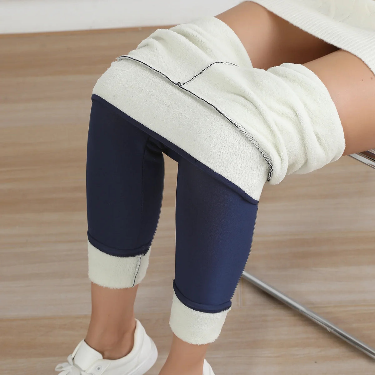Women's Fleece Lined Thermal Leggings - Stretch High Waist Pants - photo 7