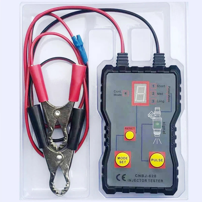 4-in-1 Car Fuel Injector Tester 4 Pluse Modes Fuel Pressure System Diagnostic Testing Tool Car Injector Cleaner Controller