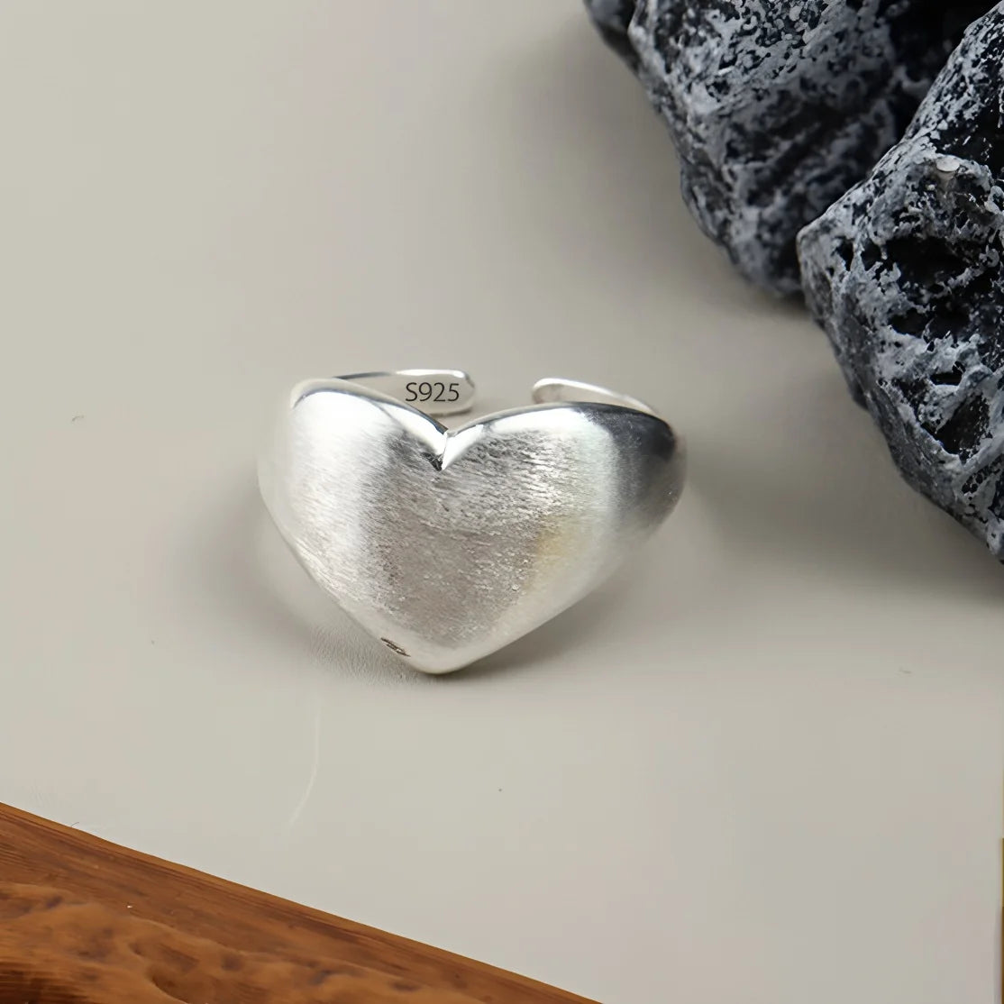PANJBJ 925 Sterling Silver Hollow Out Rings For Women Three Layered Cross Punk Irregular Vintage Jewelry Gift Dropshipping