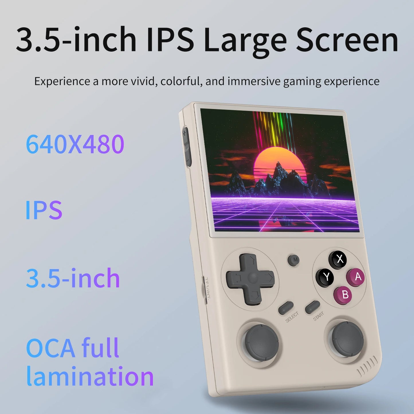 BATLEXP G350 Handheld Game Console – 3.5" IPS, 5,000+ Games, Linux, Dual Joystick & Vibration Motor