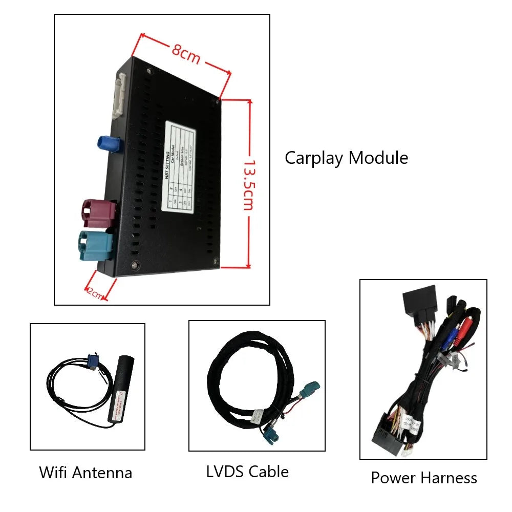 Wireless CarPlay Android Auto Interface for BMW Mini R55 R56 R57 R58 R60 R61 F54 F55 F56 Clubman Countryman Hardtop Cooper