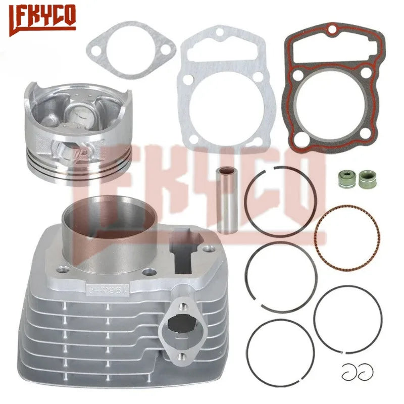 Motorcycle 196cm³ 63.5mm Cylinder 200CC Engine Motor For Honda CB200 ATC 200 XL200 XR200 Gasket Piston Ring Motoblsock ATV Parts