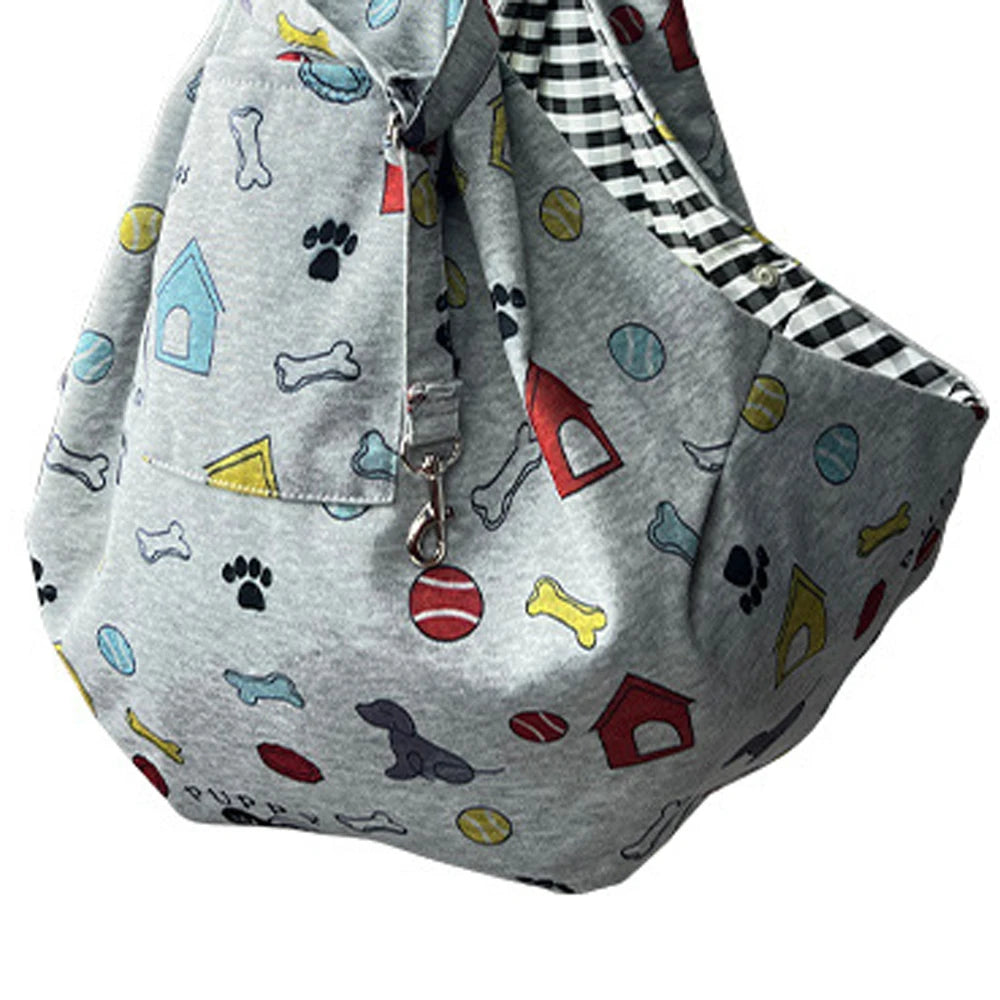 Cartoon Print Pet Carrier Bag - Crossbody Travel Bag – photo 5