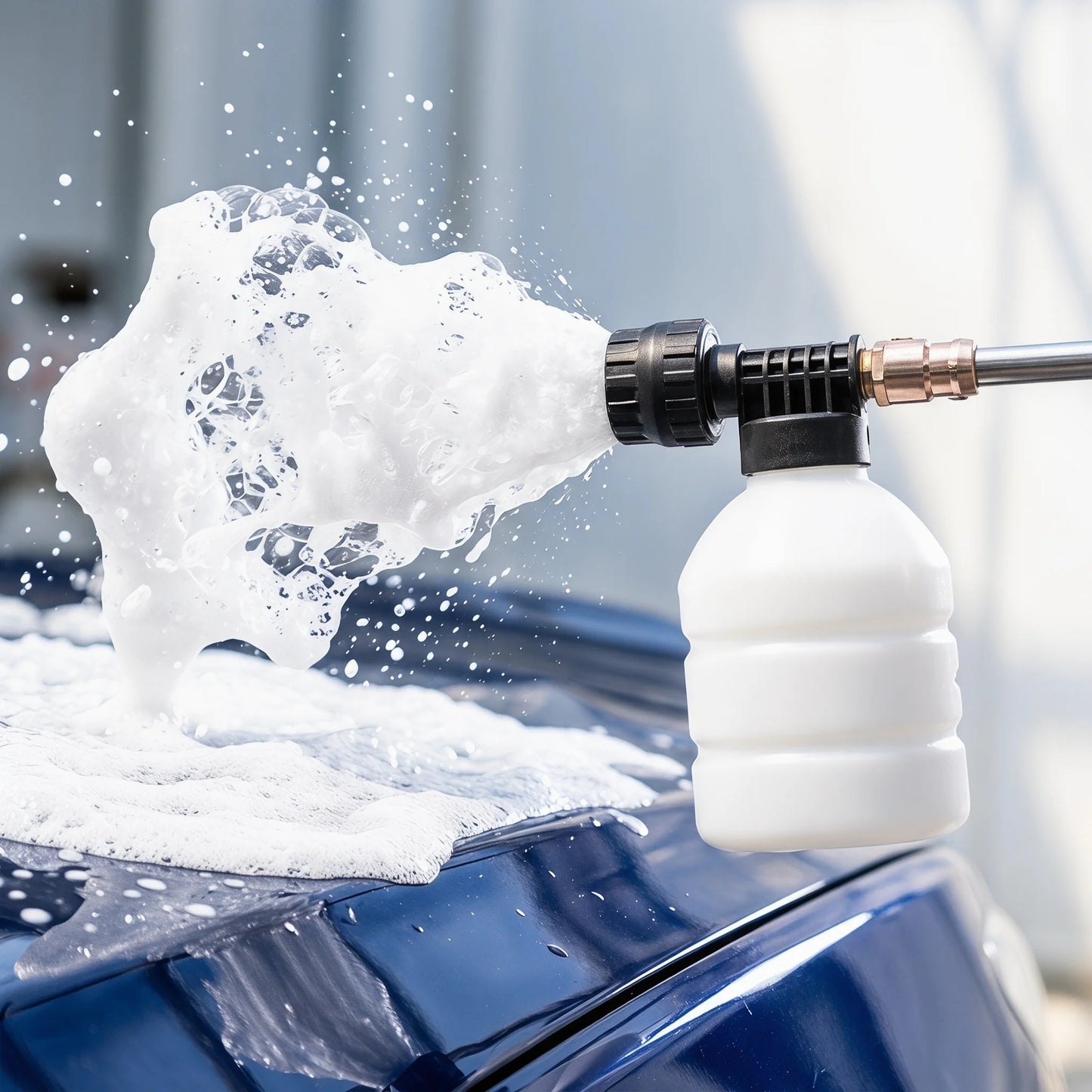 21V Cordless Pressure Washer — 30Bar Portable Car Wash Gun