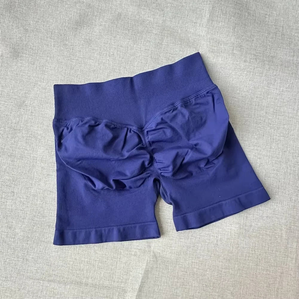 Impacts Shorts Set Workout Scrunch Shorts Sets Halter Sports Fitness Clothes Gym Suit Scrunch Shorts