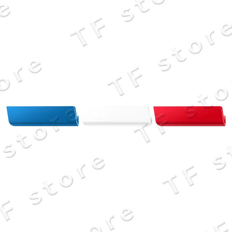 Car Flag Logo Grill Cover Trim for Peugeot Models 2008-5008