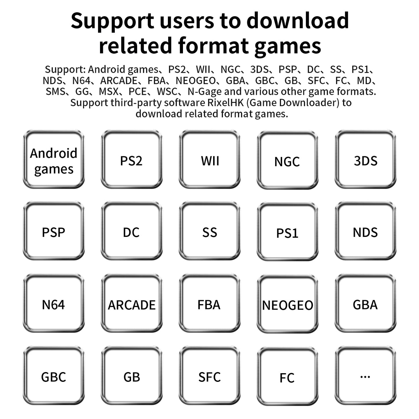 ANBERNIC RG Rotate Retro Handheld Game Console Android 12 T618 IPS Screen Game Emulator 3GB+32GB WiFi Portable Gaming Device