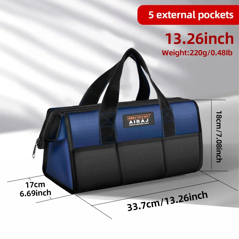 AIRAJ Multifunctional Tool Bag Electric tool storage bag for electricians Waterproof Wear-Resistant Large Capacity Hand Bag