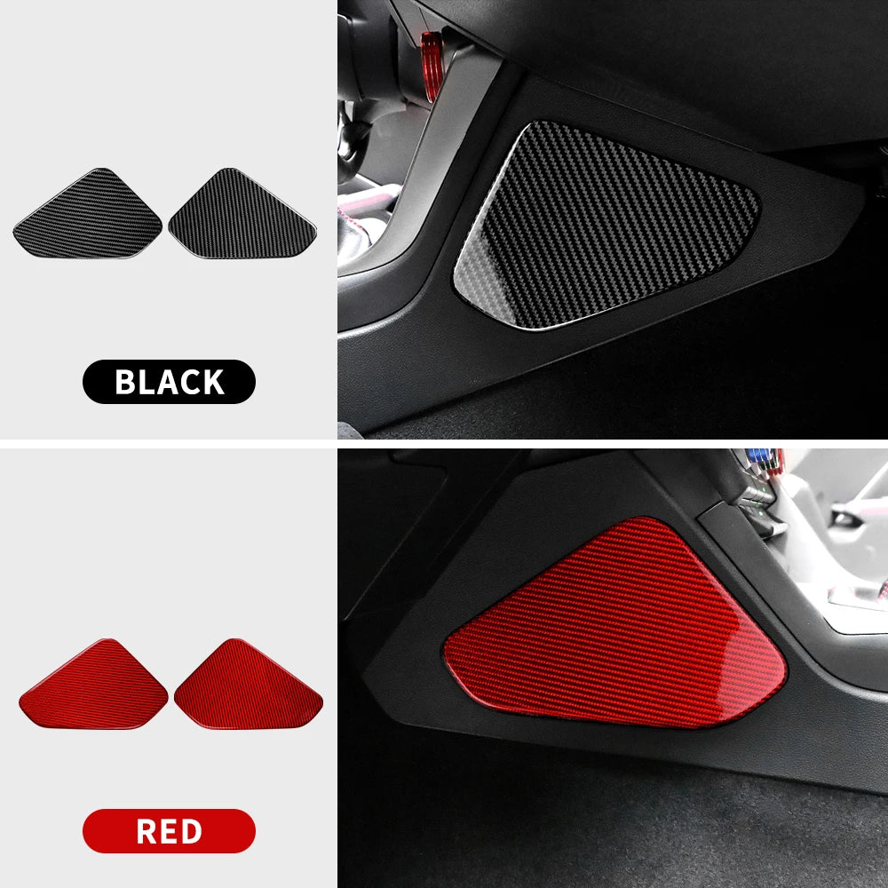 Real Hard Carbon Fiber For Subaru BRZ Toyota GR86 2021 2022 2023 2024 LHD RHD Car Trim Panel Sticker Dry Carbon Accessories
