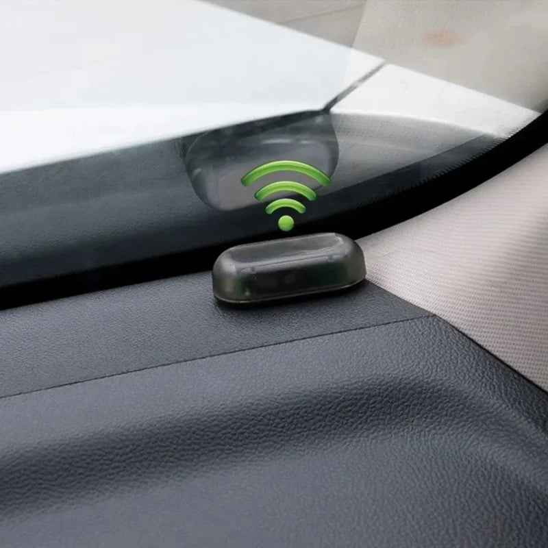 Solar Powered Fake Car Alarm LED Warning Light