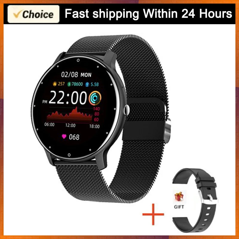 LIGE Smart Watch — Fitness Tracking, Waterproof, iOS & Android