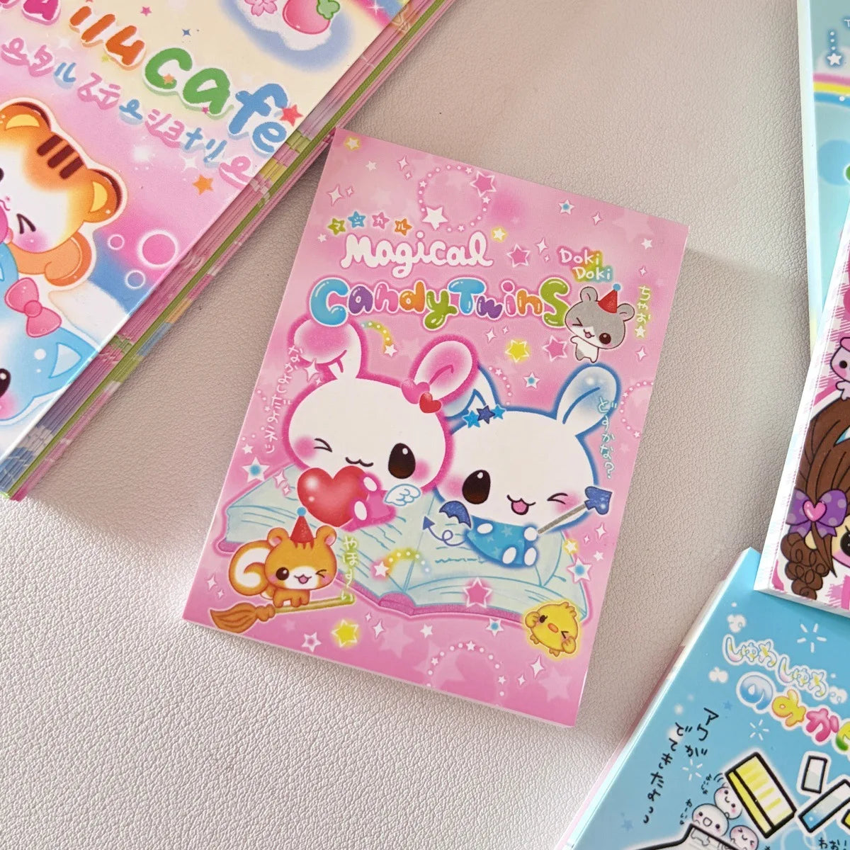 Japanese Retro Cute Showa Style Memo Pads Non Adhesive Journaling Decorative Paper 70 Sheets Each