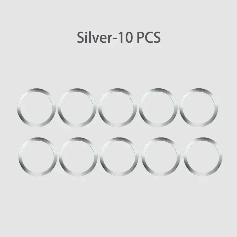 Universal Metal Plate & Metal Ring Mobile Phone Popsocket Accessories Suitable for Magnetic Phone Stands and Car Phone Holder