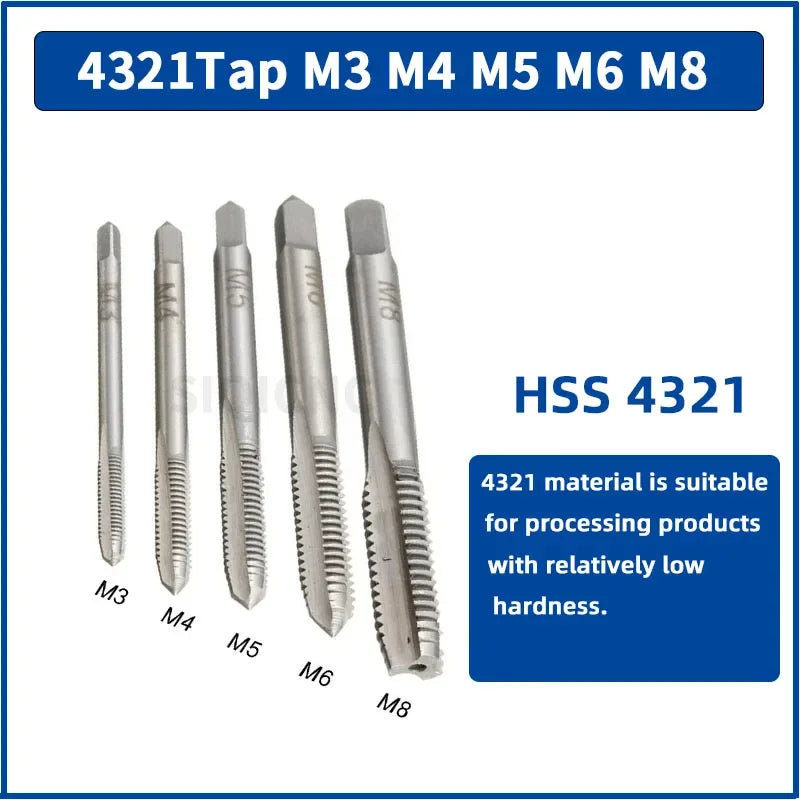LIYU Adjustable T Handle Ratchet Tap Reamer Hand Manual Wrench M3 M4 M5 M6 M8 Metric Machine Screw Thread Plug Tool