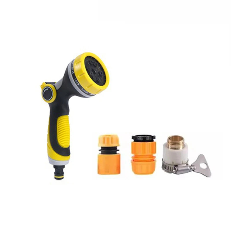 10-Mode High-Pressure Garden Water Gun — Adjustable Hose Sprayer Nozzle