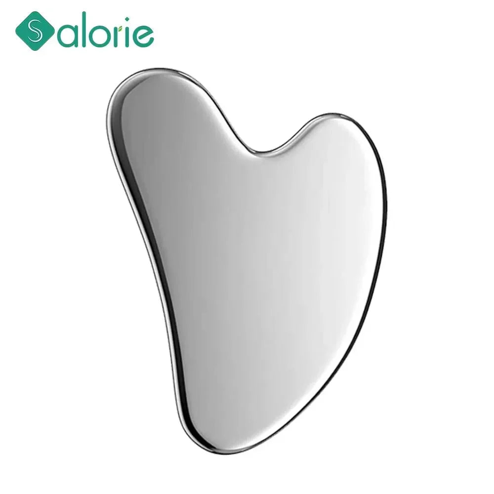 Gua Sha Board Guasha Massage for Face Stainless Steel Body Massager Facial Scraping Plate SPA  Guasha Scraper for Neck Back