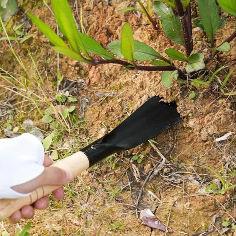 MMAlto Metal Garden Hand Shovel & Trowel Set – Flat & Sharp Head | Stainless Steel | Digging, Planting, Transplanting & Weeding Tool | 32cm
