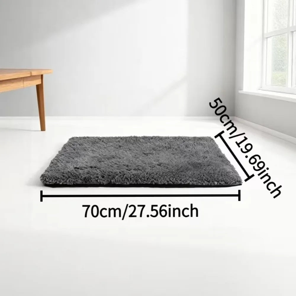 Plush Cat Mat Pad - Cozy Non-Slip Pet Bed for Indoor and Outdoor Use - photo 9