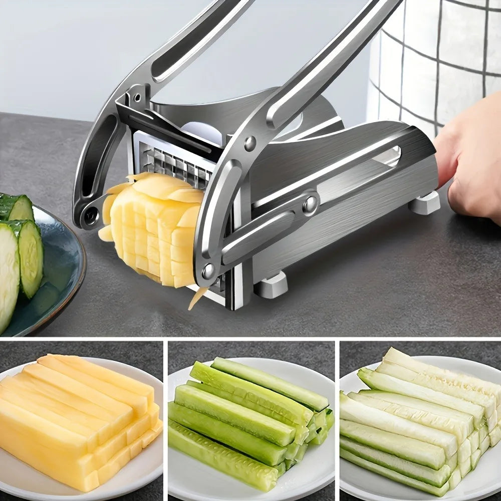 Stainless Steel Vegetable Chopper - French Fry & Onion Dicer - photo 6