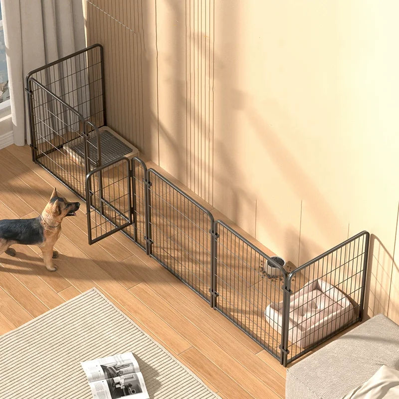 4/6 Panel Foldable Dog Fence Playpen – Heavy-Duty Puppy Exercise Kennel for Dogs, Cats & Rabbits | Indoor & Outdoor