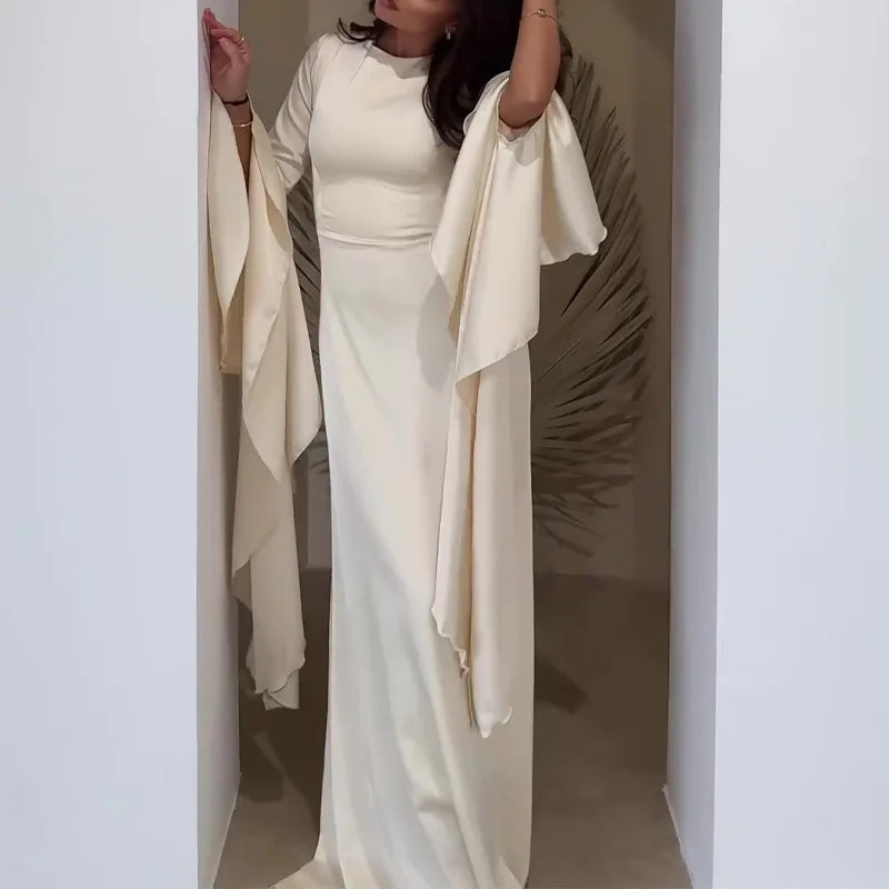 Eid Muslim Women Dress Abaya Flare Sleeve Vestidos Largos Party Caftan Jalabiya Ramadan Long Dresses Dubai Kaftan Arab Robe 2026